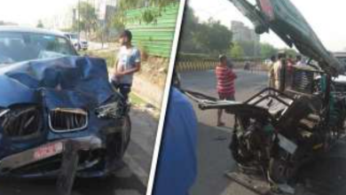 Photo of नोएडा: BMW ने ई-रिक्शा को मारी टक्कर, हादसे में दो की मौत, इतने घायल