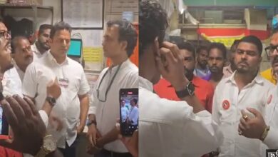 Photo of मुंबई: मराठी बोलने से इनकार करने पर एमएनएस कार्यकर्ताओं ने डी-मार्ट कर्मचारी से मारपीट की..