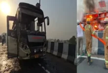 Photo of लखनऊ में डबल-डेकर बस में भीषण आग: पांच यात्री जिंदा जले, जांच शुरू