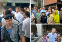 Photo of राहुल गांधी ने करनाल में पहलगाम हमले में मारे गए नौसेना अधिकारी के परिवार से मुलाकात की..