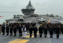 Photo of राजनाथ सिंह ने INS विक्रांत का दौरा किया, नौसेना अधिकारियों से मिले