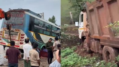 Photo of रायपुर सड़क हादसा: हाइवा और बस की टक्कर, दुर्घटना में इतने लोगों की मौत, छह घायल, पुलिस जांच में जुटी
