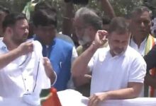 Photo of बिहार में विपक्ष का आंदोलन: मतदाता पुनरीक्षण के खिलाफ चक्काजाम, राहुल-तेजस्वी ने किया प्रदर्शन
