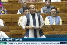 Photo of संसद मानसून सत्र: ऑपरेशन सिंदूर खत्म नहीं हुआ है, इसे रोक दिया गया है: राजनाथ सिंह