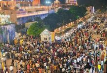 Photo of कृष्ण जन्माष्टमी 2025: मथुरा-वृंदावन में श्रद्धालुओं का उत्साह, सीएम योगी पहुंचे जन्मस्थान, मंगला आरती आज रात 12 बजे