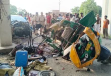 Photo of बिहार: ऑटो और भारी वाहन की भीषड़ टक्कर में 8 लोगों की दर्दनाक मौत