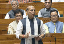 Photo of भारत का रक्षा उत्पादन इतने लाख करोड़ रुपये के रिकॉर्ड स्तर पर, राजनाथ सिंह ने बताई ऐतिहासिक उपलब्धि