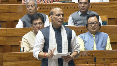Photo of भारत का रक्षा उत्पादन इतने लाख करोड़ रुपये के रिकॉर्ड स्तर पर, राजनाथ सिंह ने बताई ऐतिहासिक उपलब्धि
