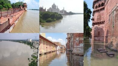 Photo of आगरा में यमुना का प्रकोप: ताजमहल की दीवारों तक पहुंचा बाढ़ का पानी, स्मारकों पर खतरा, अंतिम संस्कार के लिए जगह की कमी