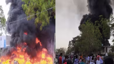 Photo of कानपुर :कानपुर मेट्रो के गोदाम और स्क्रैप गोदाम में लगी भीषड़ आग