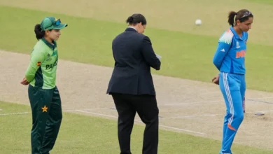 Photo of IND vs PAK: हाथ मिलाने का विवाद महिला विश्व कप तक पहुंचा, हरमनप्रीत कौर और फातिमा सना ने दूरी बनाए रखी