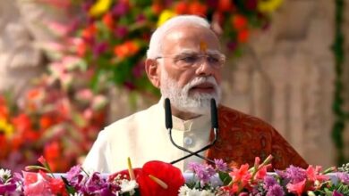 Photo of राम मंदिर ध्वजारोहण: शिखर पर लहराया धर्म ध्वज; पीएम मोदी बोले- सदियों के घाव आज भर रहे हैं, संकल्प को मिली सिद्धि