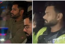 Photo of कोहली-धोनी रीयूनियन: रांची में थाला के घर पहुंचे किंग और पंत, वायरल वीडियो ने जीता दिल; धोनी ने खुद ड्राइव कर होटल किया ड्रॉप