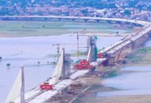 Photo of प्रयागराज-फाफामऊ: गंगा पर बन रहा उत्तर प्रदेश का सबसे बड़ा 6 लेन केबल स्टेड ब्रिज, मई-जून 2026 तक होगा तैयार