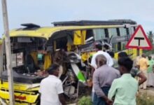 Photo of तमिलनाडु में भीषण सड़क हादसा: मदुरै के पास दो बसों की टक्कर, 3 की मौत, 15 से ज्यादा घायल