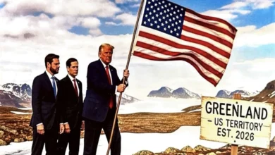 Photo of ट्रंप ने एक नक्शा साझा किया जिसमें कनाडा, ग्रीनलैंड और वेनेजुएला को अमेरिकी क्षेत्र के रूप में दिखाया गया