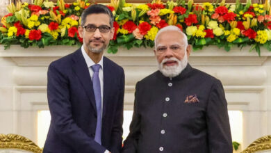 Photo of सुंदर पिचाई ने प्रधानमंत्री मोदी से मुलाकात की, AI को बढ़ावा देने के मिशन में गूगल की भूमिका पर चर्चा की