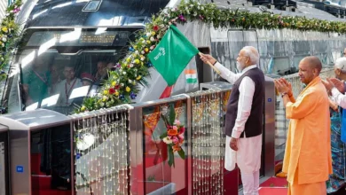 Photo of पीएम मोदी ने मेरठ मेट्रो का उद्घाटन किया, 82 किलोमीटर लंबे दिल्ली-मेरठ नमो भारत कॉरिडोर को समर्पित किया