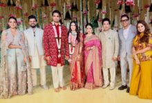 Photo of अर्जुन तेंदुलकर की शादी में सितारों की चमक: ऐश्वर्या-अभिषेक से फरहान तक पहुंचे कई मेहमान