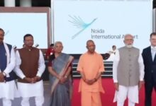 Photo of नोएडा: जेवर इंटरनेशनल एयरपोर्ट पहुंचे PM मोदी, पहले चरण का उद्घाटन आज