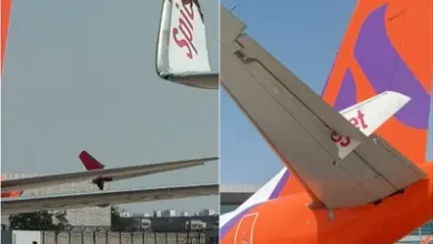 Photo of दिल्ली एयरपोर्ट पर बड़ा हादसा टला: स्पाइसजेट का विमान टकराया अकासा एयर के खड़े प्लेन से, सभी यात्री सुरक्षित