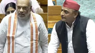 Photo of संसद में परिसीमन पर बहस के दौरान अमित शाह और अखिलेश यादव के बीच तीखी बहस