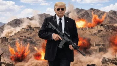 Photo of ट्रंप ने गतिरोध के बीच ईरान को नई चेतावनी देते हुए बंदूक के साथ तस्वीर पोस्ट की