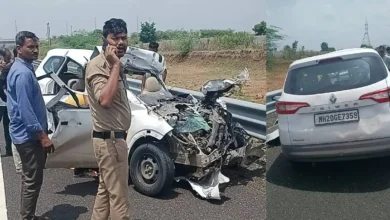 Photo of मध्य प्रदेश के मंदसौर जिले में कार और ट्रक की टक्कर में चार लोगों की मौत