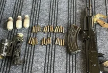 Photo of सोपोर में संयुक्त सुरक्षा अभियान में AK-47, ग्रेनेड और मैगज़ीन बरामद