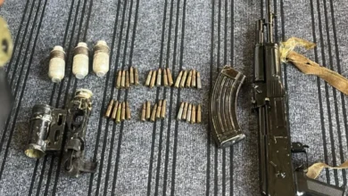 Photo of सोपोर में संयुक्त सुरक्षा अभियान में AK-47, ग्रेनेड और मैगज़ीन बरामद