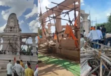 Photo of महाराष्ट्र के परभणी में मंदिर की छत का एक हिस्सा ढहा, 5 की मौत, 30-40 श्रद्धालुओं के फंसे होने की आशंका