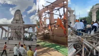 Photo of महाराष्ट्र के परभणी में मंदिर की छत का एक हिस्सा ढहा, 5 की मौत, 30-40 श्रद्धालुओं के फंसे होने की आशंका