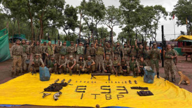 Photo of छत्तीसगढ़ में नक्सल विरोधी अभियान के दौरान 15 किलोग्राम का आईईडी और रॉकेट लॉन्चर बरामद