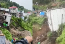 Photo of उत्तराखंड में भारी बारिश के कारण भूस्खलन से टिहरी गढ़वाल में एक घर ढहा