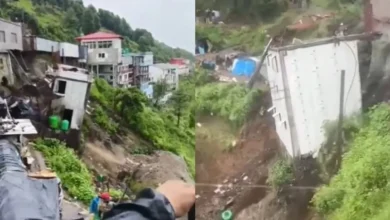 Photo of उत्तराखंड में भारी बारिश के कारण भूस्खलन से टिहरी गढ़वाल में एक घर ढहा