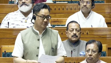 Photo of किरेन रिजिजू ने कहा कि सरकार छात्रों के विरोध प्रदर्शन पर बहस के लिए तैयार है, अमित शाह जवाब देंगे
