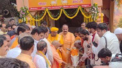Photo of मथुरा में श्रीकृष्ण जन्माष्टमी पर सीएम योगी की हुंकार: ‘हमारी संस्कृति को मिटाने वाले स्वयं नष्ट हो गए, डबल इंजन सरकार कर रही तीर्थों का चहुंमुखी विकास’