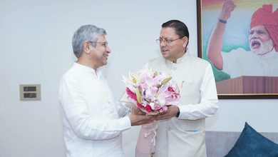 Photo of उत्तराखंड में रेल कनेक्टिविटी का विस्तार: सीएम धामी ने रेल मंत्री अश्विनी वैष्णव से की अहम मुलाकात, मुंबई-देहरादून वंदे भारत चलाने की मांग