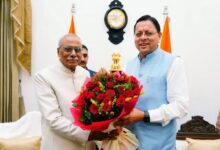 Photo of मुख्यमंत्री धामी ने उत्तराखंड के राज्यपाल के रूप में शपथ लेने पर ढाल सिंह बिसेन को बधाई दी