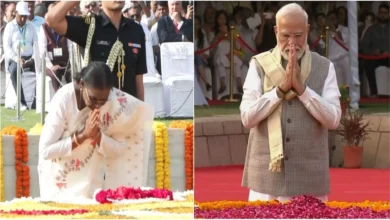 Photo of राष्ट्रपति द्रौपदी मुर्मू, प्रधानमंत्री मोदी ने महात्मा गांधी को श्रद्धांजलि दी