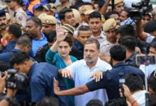 Photo of राहुल गांधी और प्रियंका गांधी पर पुलिस कार्रवाई के विरोध में कांग्रेस ने काला दिवस मनाया