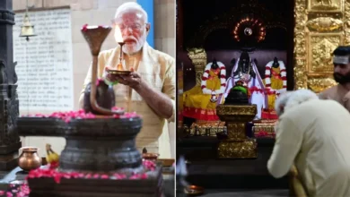 Photo of प्रधानमंत्री मोदी ने दिल्ली के श्री विनायक मंदिर में पूजा-अर्चना की